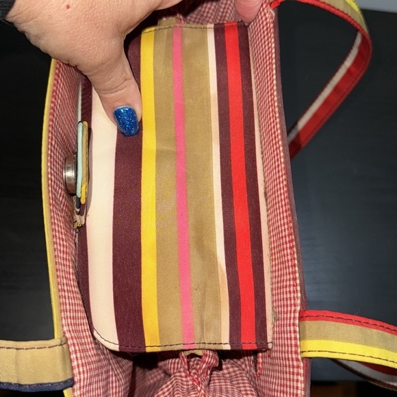 Striped Multicolor project Shoulder Bag **Rehab/Callouts** - Picture 4 of 10